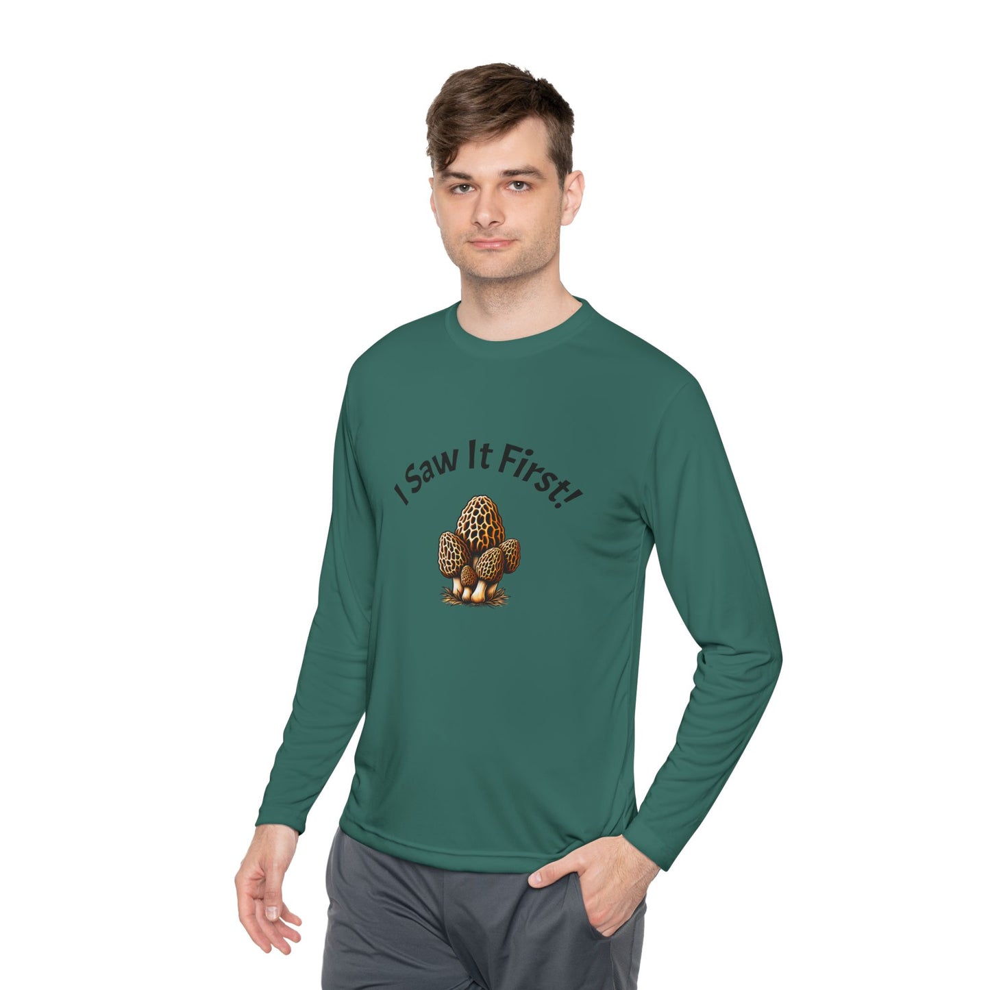 Unisex Long Sleeve Tee - "I Saw It First!" Fun and Lightweight