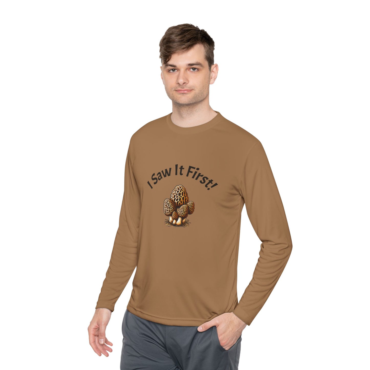 Unisex Long Sleeve Tee - "I Saw It First!" Fun and Lightweight