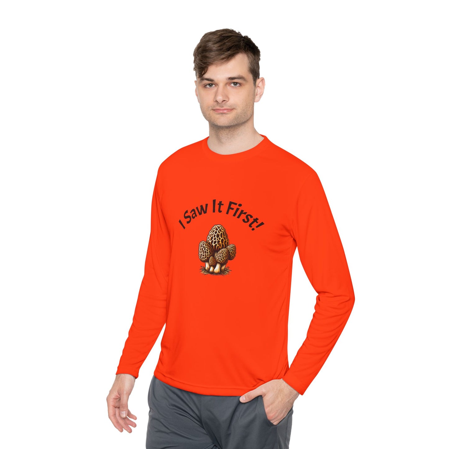 Unisex Long Sleeve Tee - "I Saw It First!" Fun and Lightweight
