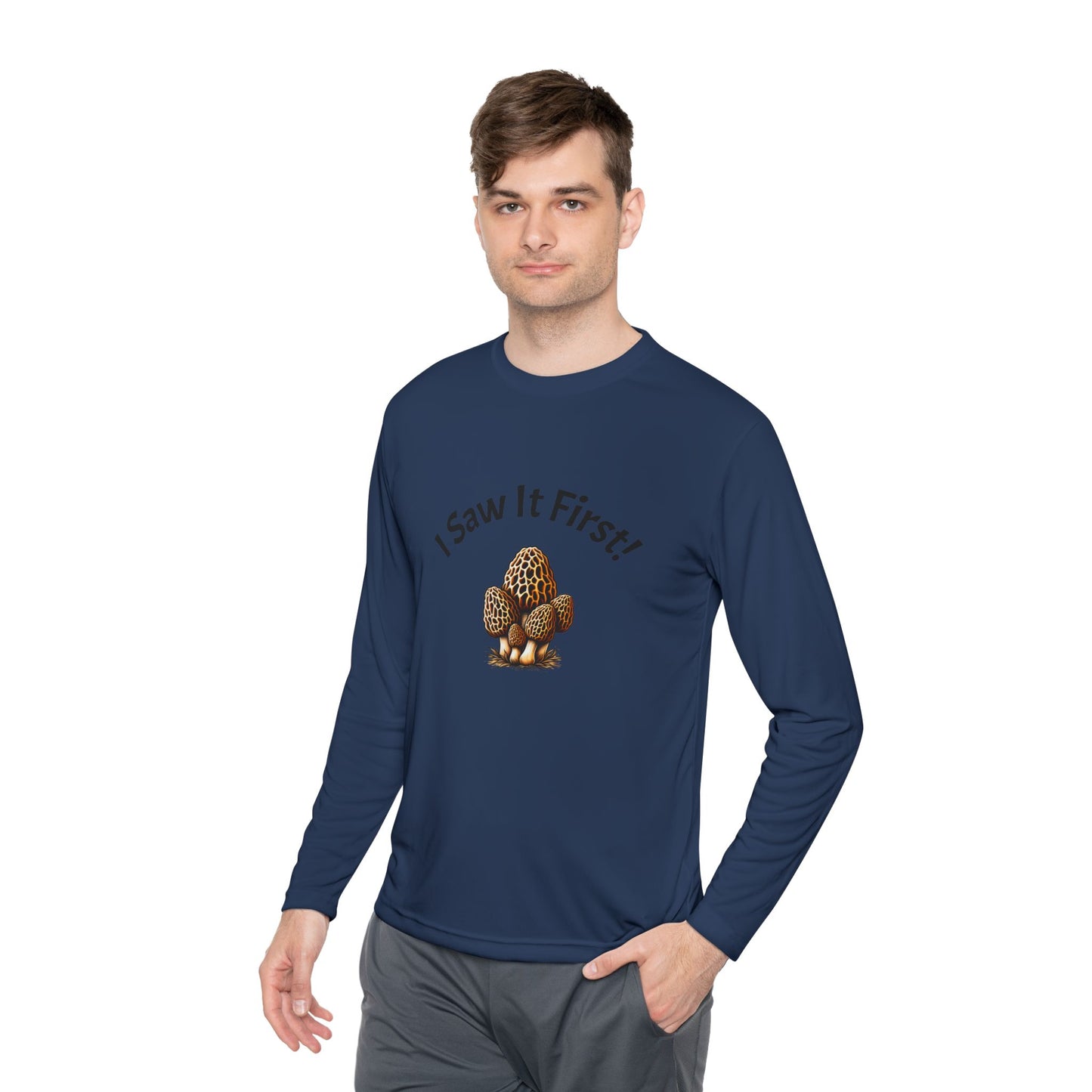 Unisex Long Sleeve Tee - "I Saw It First!" Fun and Lightweight