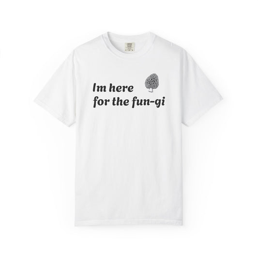 Unisex Fun-Gi T-Shirt - Playful Mushroom Design for Casual Wear