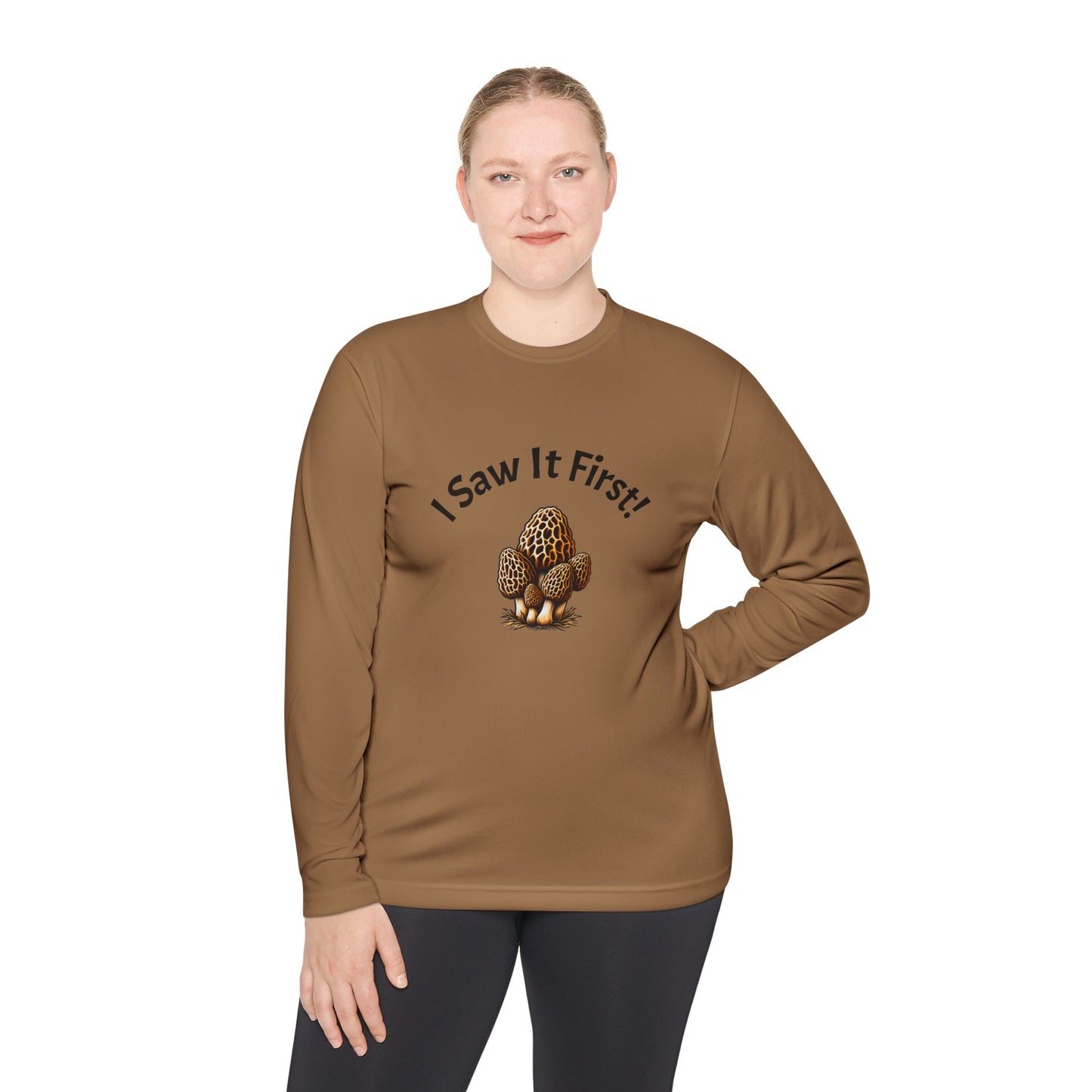 Unisex Long Sleeve Tee - "I Saw It First!" Fun and Lightweight